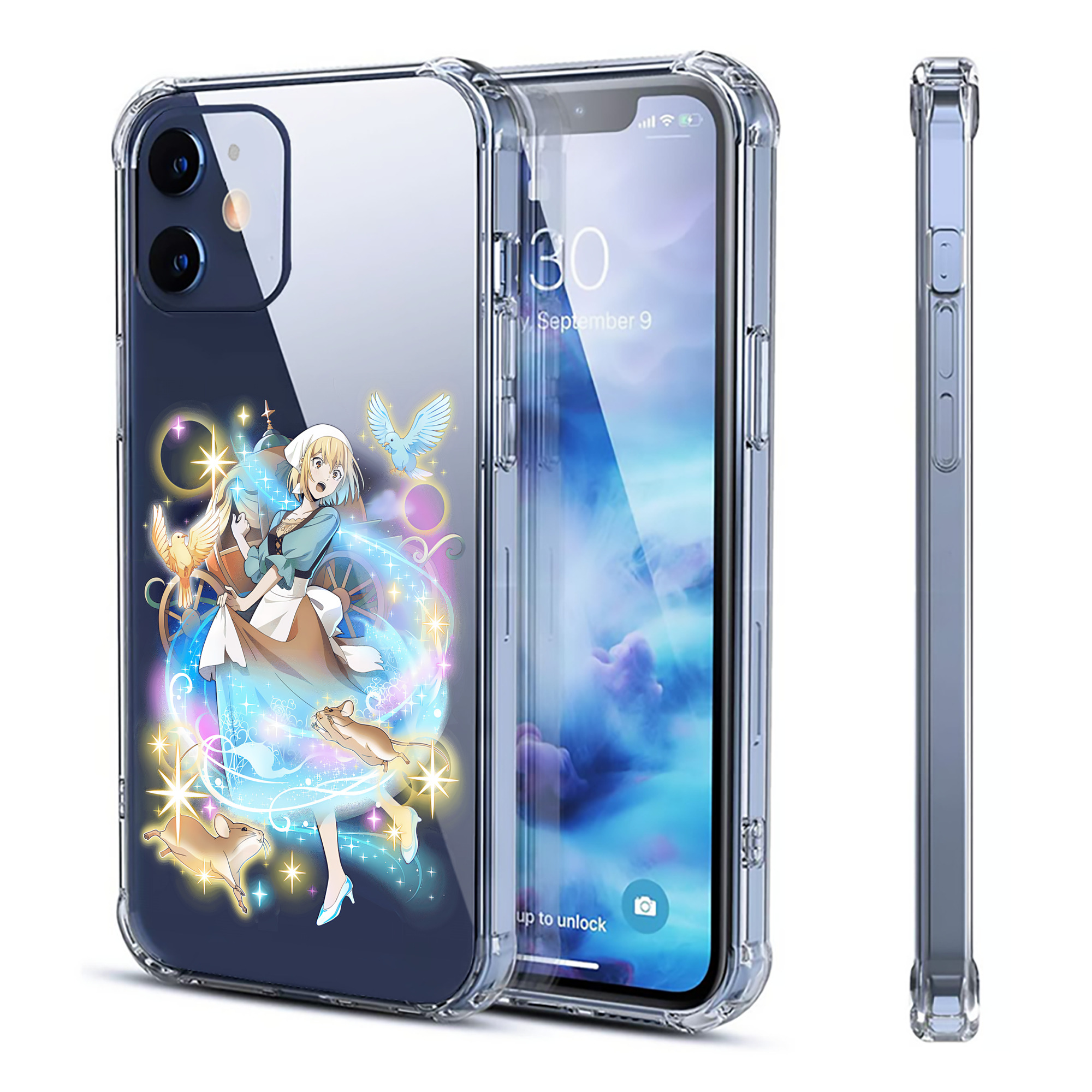 （画像用） 文豪ストレイドッグス Bungo Stray Dogs 【iPhone 12シリーズ対応】透明スマホケース（クリアソフトケース）
